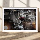 Red Wine and Glass Canvas Print by MyGreatCanvas | Canvas Wall Art Prints | Photo Prints & Wall Decor