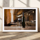 Wine and Bottle Wall Art Canvas Print by MyGreatCanvas | Canvas Wall Art Prints | Photo Prints & Wall Decor