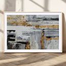 Abstract Painting Canvas Wall Art Print Paint Drip Art Brush