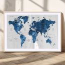 World Map Canvas Print – Framed Detailed Map of the World by MyGreatCanvas | Canvas Wall Art Prints | Photo Prints & Wall Decor
