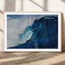 Ocean Wave at Sunset Canvas Art, Large Wall Print of Vibrant