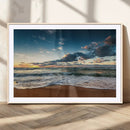 Ocean Beach Wall Art Canvas Print Sunset Artwork Print by MyGreatCanvas | Canvas Wall Art Prints | Photo Prints & Wall Decor