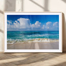 Tropical Beach 3-Panel Canvas Wall Art – Serene Ocean Waves