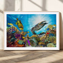 Aquatic Life Sea Turtles Fish Wall Art Canvas Print by MyGreatCanvas | Canvas Wall Art Prints | Photo Prints & Wall Decor