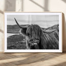 Longhorn Steer Canvas Print Wall Art, Highland Cow Canvas by MyGreatCanvas | Canvas Wall Art Prints | Photo Prints & Wall Decor