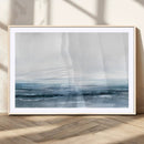 Blue Ocean Abstract Artwork Wall Art Canvas Print