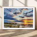 Sunset On The Ocean Wall Art Canvas Print by MyGreatCanvas | Canvas Wall Art Prints | Photo Prints & Wall Decor