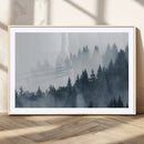 Foggy Pine Forest Wall Art Canvas Print by MyGreatCanvas | Canvas Wall Art Prints | Photo Prints & Wall Decor