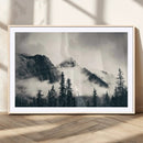 Large Foggy Mountain Forest Wall Art Canvas Print | Misty by MyGreatCanvas | Canvas Wall Art Prints | Photo Prints & Wall Decor
