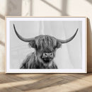 Scottish Highland Cow Cattle Art Print Wall Art Canvas Print by MyGreatCanvas | Canvas Wall Art Prints | Photo Prints & Wall Decor