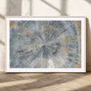 Radiant Abstract Wood Rings Canvas Art – Modern Triptych