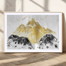 Golden Mountain Triptych Wall Art Canvas Print, Modern by MyGreatCanvas | Canvas Wall Art Prints | Photo Prints & Wall Decor