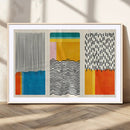 Canvas Print Wall Art Abstract Illustrs Art Boho, Framed
