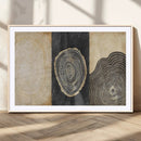 Tree Rings Canvas Wall Art Print – Minimalist Natural
