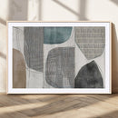 Canvas Print Wall Art Abstract Art Boho, Framed Boho Decor