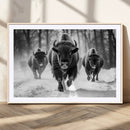 Buffalo Wall Art Canvas Print, Bison Family Wall Art Canvas by MyGreatCanvas | Canvas Wall Art Prints | Photo Prints & Wall Decor