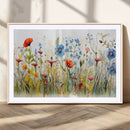 Colorful Wildflower Canvas Wall Art - Vibrant Floral