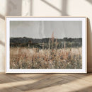 Abstract Wildflower Art Field Landscape Oil Painting Print,