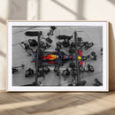 RedBull Formula 1 Canvas Wall Art Print