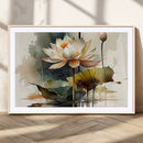 Lotus Flower Watercolor Canvas Print – A Symbol of Serenity by MyGreatCanvas | Canvas Wall Art Prints | Photo Prints & Wall Decor
