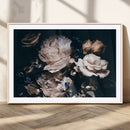 Pink Peonies Flowers Large Canvas Art Print