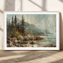 Abstract Acadia National Park Wall Art Canvas Print -