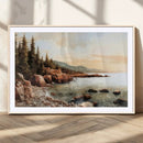 Serene Coastal View of Acadia National Park Wall Art -