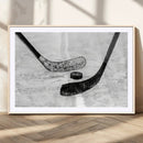 Winter Ice Hockey Sport Canvas Wall Art Print - Hockey Wall by MyGreatCanvas | Canvas Wall Art Prints | Photo Prints & Wall Decor