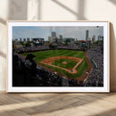 Chicago Cubs Baseball Team Print - Wrigley Field Stadium
