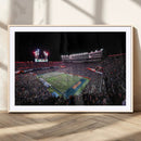 Ben Hill Griffin Stadium Night Game Triple Canvas Wall Art -