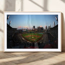 PNC Park Evening Game Triple Canvas Wall Art - Pittsburgh