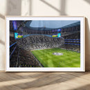Tottenham Hotspur Stadium Canvas Print, Match Day Triple