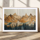 Rustic Wood Mountain Wall Art Print | Triptych Giclee Print by MyGreatCanvas | Canvas Wall Art Prints | Photo Prints & Wall Decor