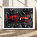 Ferrari Pit Stop Canvas Wall Art – Precision and Speed