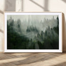 Misty Forest Wall Art – Tranquil Green Woodland Canvas by MyGreatCanvas | Canvas Wall Art Prints | Photo Prints & Wall Decor