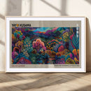 Framed Japanese 1986 Wall Art Print, Yayoi Kusama 1986 Wall