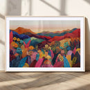 YAYOI KUSAMA Abstract Print - Landscape Canvas Wall Art
