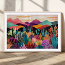 Abstract Kusama Print - Landscape Canvas Wall Art Print -