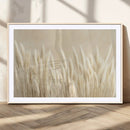 Grass Wall Art Print - Elegant Neutral Decor for Living