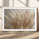 Pampas Grass Canvas Wall Art - Elegant Neutral Decor for