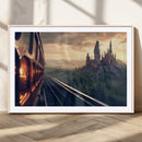 Harry Castle Wall Art Canvas Print, Wizard School Wall Art