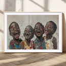 Shai Yossef Print - Joyful Childhood Canvas Wall Art -