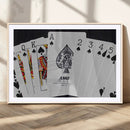Poker Wall Art - Playing Cards Canvas Wall Art Print - Ace by MyGreatCanvas | Canvas Wall Art Prints | Photo Prints & Wall Decor