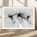 Abstract World Map Wall Art – Framed Geometric Line Canvas by MyGreatCanvas | Canvas Wall Art Prints | Photo Prints & Wall Decor