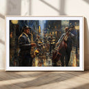 Jazz Canvas Wall Art Print – Abstract African American Music