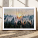 Abstract Forest Wall Art - Serene Nature Canvas Print with by MyGreatCanvas | Canvas Wall Art Prints | Photo Prints & Wall Decor