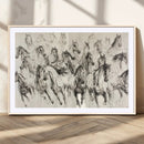 Abstract Horse Wall Art Canvas Print – Framed Horse Sketch by MyGreatCanvas | Canvas Wall Art Prints | Photo Prints & Wall Decor