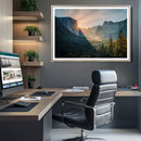 Yosemite Valley Wall Art Canvas Print – Framed Mountain