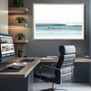 Surfing Wall Art Canvas Print – Framed Ocean Waves