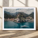Amalfi Coast Wall Art – Framed Italian Seaside Canvas by MyGreatCanvas | Canvas Wall Art Prints | Photo Prints & Wall Decor
